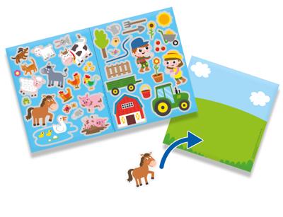 SES Raamstickers Boerderij