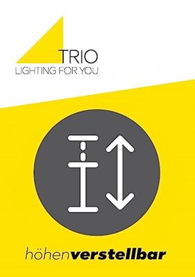 Trio HanglampFranklin 3-lichts RVS - 326510307