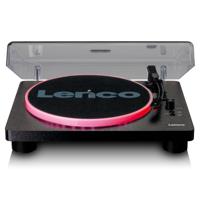 Lenco Platenspeler met PC-codering, luidsprekers en verlichting - LS-50LEDBK - thumbnail