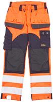 Blåkläder Multinorm inherent werkbroek 15891513 | High Vis Oranje/Marineblauw | Maat 48 - 7330509720981 - thumbnail