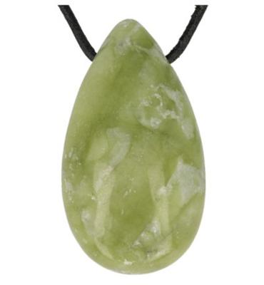 Druppelvormige Hanger Serpentijn