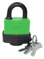 Werkzeyt Hangslot Groen 50Mm - B34219 - thumbnail