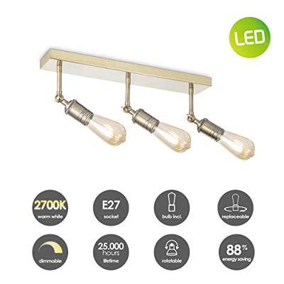 Light depot - opbouwspot Spy 3 lichts - vintage - Outlet