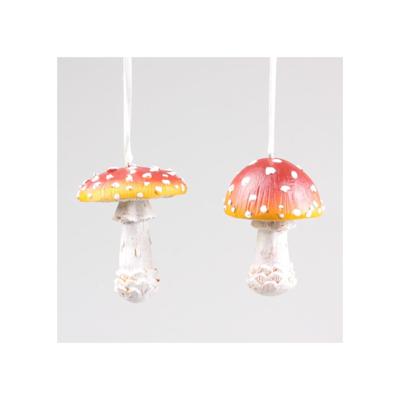 Paddenstoel hangend set a 2st 6x6x9cm