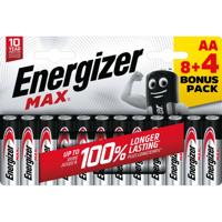 Energizer batterijen Max AA, blister van 8 stuks + 4 stuks gratis - thumbnail