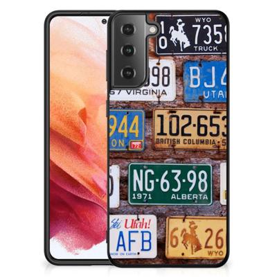 Samsung Galaxy S21 Silicone Back Case Kentekenplaten Samsung Galaxy S21 Silicone Back Case Kentekenplaten