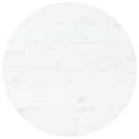 Tafelblad 80x2,5 cm massief grenenhout wit - thumbnail