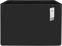 Elho June Brick Divider 80 - Zwart - L 79 x B 29 x H 59 cm - Binnen en Buiten - 100% gerecycled - thumbnail
