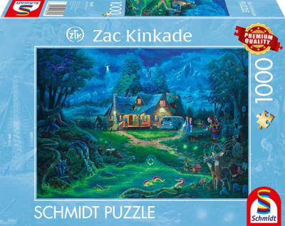 Puzzel - SCHMIDT SPIELE - Het Spookhuis - 1000 stukjes - Vanaf 12 jaar
