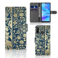 Huawei P30 Lite (2020) Hoesje Beige Flowers - thumbnail