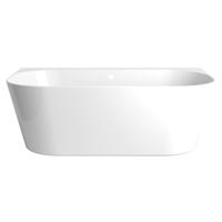 Ligbad Arcqua Palmas Back To Wall 180x110 cm Arcryl Glans Wit - thumbnail