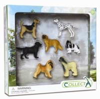 Collecta honden: speelset in giftverpakking 7 delig retriever - thumbnail