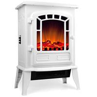 Elektrische haard Torino met open haard vlameffect 2000W zwart - thumbnail