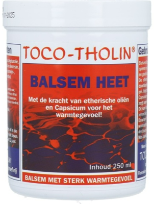 Toco Tholin Balsem Heet 250ml Toco Tholin Balsem Heet 250ml