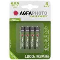 AgfaPhoto HR03 Oplaadbare AAA batterij (potlood) NiMH 900 mAh 1.2 V 4 stuk(s) - thumbnail