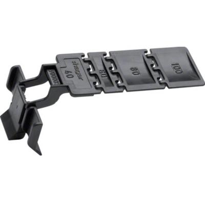 Hager BA7CLIP Bevestigingsclip Fixpin (b x h x d) 70.0000 x 20.0000 x 8.0000 mm 1 stuk(s) Meerdere kleuren