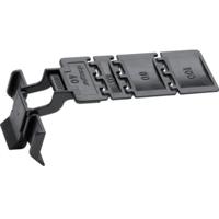 Hager BA7CLIP Bevestigingsclip Fixpin (b x h x d) 70.0000 x 20.0000 x 8.0000 mm 1 stuk(s) Meerdere kleuren - thumbnail