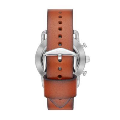 Horlogeband Fossil FTW1151 Leder Cognac 22mm