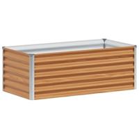 Verhoogde plantenbak 98 x 50 x 36 cm Gegalvaniseerd staal - thumbnail