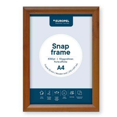 Kliklijst europel a4 25mm houtlook Kliklijst europel a4 25mm houtlook
