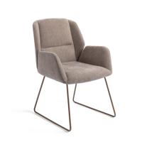 Jesper Home Myoko eetkamerstoel Greystones slide rose - thumbnail