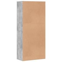 Schoenenkast 80x39x178 cm spaanplaat betongrijs - thumbnail