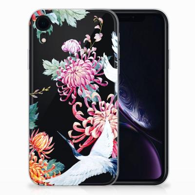 Apple iPhone Xr | TPU Hoesje | Bird Flowers
