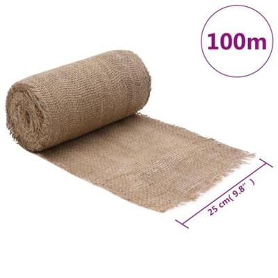 VidaXL Jute rol 200 g/m² 0,25x100 m 100% jute VidaXL Jute rol 200 g/m² 0,25x100 m 100% jute