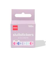 HEMA Sluitstickers metallic - 100 stuks - thumbnail