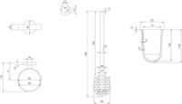Villeroy & Boch Elements - Tender Closetborstelgarnituur Mat Nickel - thumbnail