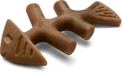 Benebone Fishbone nylon kauwspeelgoed hond (zalmsmaak) XL Benebone Fishbone nylon kauwspeelgoed hond (zalmsmaak) XL