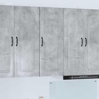 Keukenkast Kalmar Beton Grijs 40 x 31 x 100 cm Bewerkt hout - thumbnail