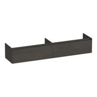 Brauer Embrace - Onderkast - 200 cm - met 2 Softclose Lades Greeploos en 2 Sifon Uitsparingen - Timber Anthracite - thumbnail