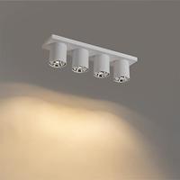 QAZQA Moderne plafondspot wit 4-lichts - Tubo - thumbnail