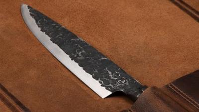 Forged Messen beschermhoes - Geschikt voor 8 messen - 100% pull-up rundleer Forged Messen beschermhoes - Geschikt voor 8 messen - 100% pull-up rundleer