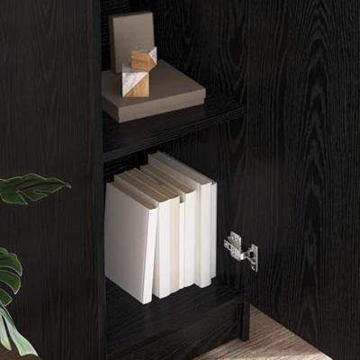 Hoge kast Zwart Eiken 35 x 39 x 168 cm