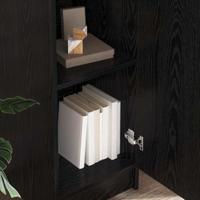 Hoge kast Zwart Eiken 35 x 39 x 168 cm - thumbnail