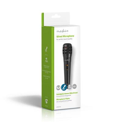 Nedis MPWD15BK Bedrade Microfoon Gevoeligheid -72 Db +/-3 Db 80 Hz - 12 Khz 5,0 M