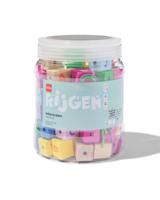 HEMA Emmer Houten Letterkralen Met Rijgkoord - 80 Stuks - thumbnail