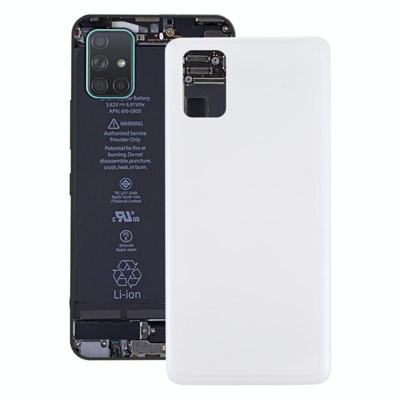 Batterij back cover voor Samsung Galaxy M51 (Wit)