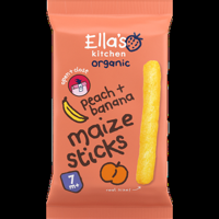 Ella&apos;s Kitchen Maize sticks perzik + banaan 7+ biologisch 16 g bij Jumbo - thumbnail