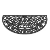 Hamat Rubbermat antiek welcome halfrond - thumbnail