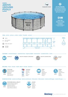 Bestway | Zwembad Steel Pro Max 427 x 122 cm