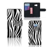 Samsung Galaxy A3 2017 | Telefoonhoesje | Met pasjeshouder | Zebra - thumbnail