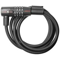 Trelock sk415 spiraalkabelslot code 180/15mm zwart - thumbnail