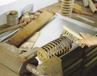 Wolfcraft Vioolborstel | Messing | 5 rijen | 205mm | 1 stuk - 2721000 - thumbnail