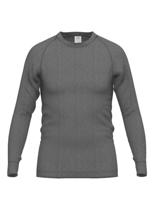 Heren thermo shirt Lange mouw - Thermisch ondergoed heren - Warm ondershirt met ronde hals - Viscose - thumbnail