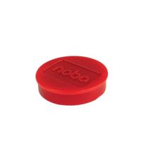 Nobo magneten, 30 mm, rood, blister van 4 stuks - thumbnail