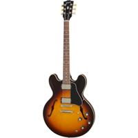 Gibson Modern Collection ES-335 Satin Vintage Burst semi-akoestische gitaar met koffer - thumbnail