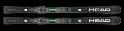 Head Supershape e-Magnum SW + Prot. PR 13 GW Ski Heren Black/Green 177